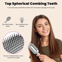 CUSHION HAIR COMB (1690)
