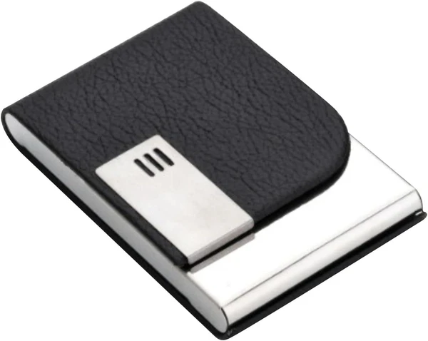 Leather Card Wallet New - Black