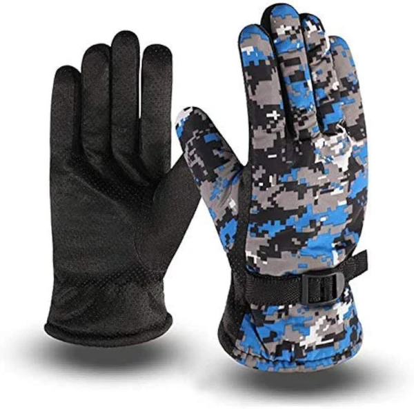 Winter Gloves Army Style - Blue