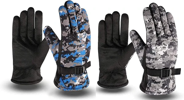 Winter Gloves Army Style - Blue