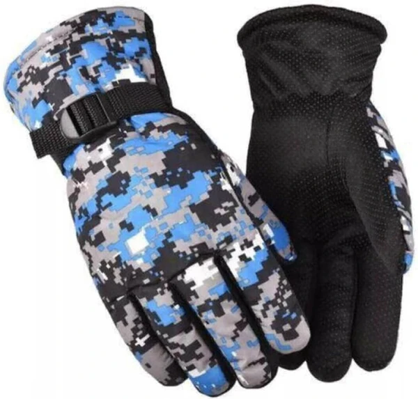 Winter Gloves Army Style - Blue