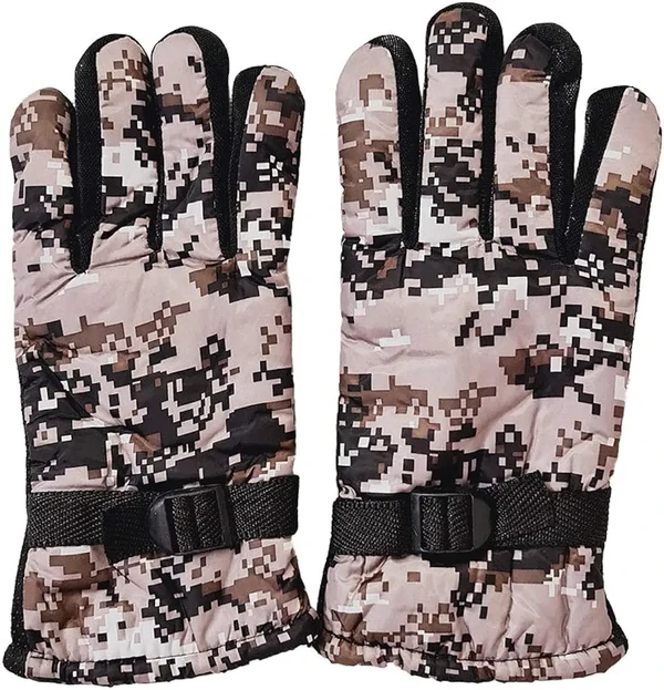 Winter Gloves Army Style - Wild Watermelon