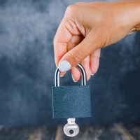 32MM IRON LOCK, 32mm Iron Lock – Heavy-Duty Security Padlock with Keys  (1325)