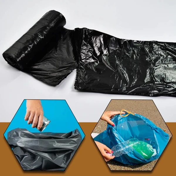 BLACK GARBAGE BAG 45*55 - Silver