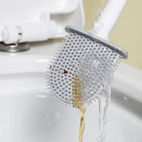 FOLDABLE SILICON TOILET BRUSH