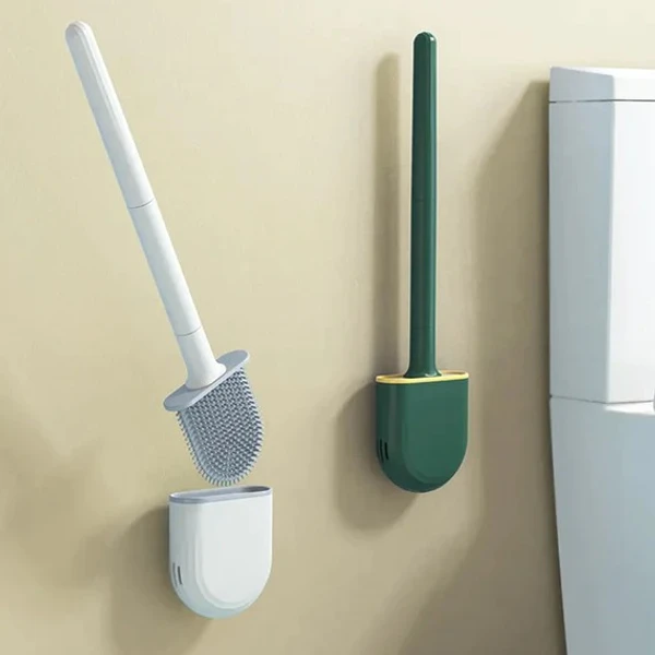 FOLDABLE SILICON TOILET BRUSH