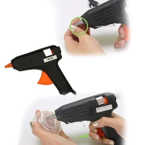 40W GLUE GUN - Black