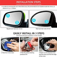 HEAVY BLIND SPOT MIRROR,  Heavy-Duty Blind Spot Mirror – Enhanced Safety & Wider Visibility (1084)