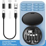 5IN1 CHARGING CABLE - Black