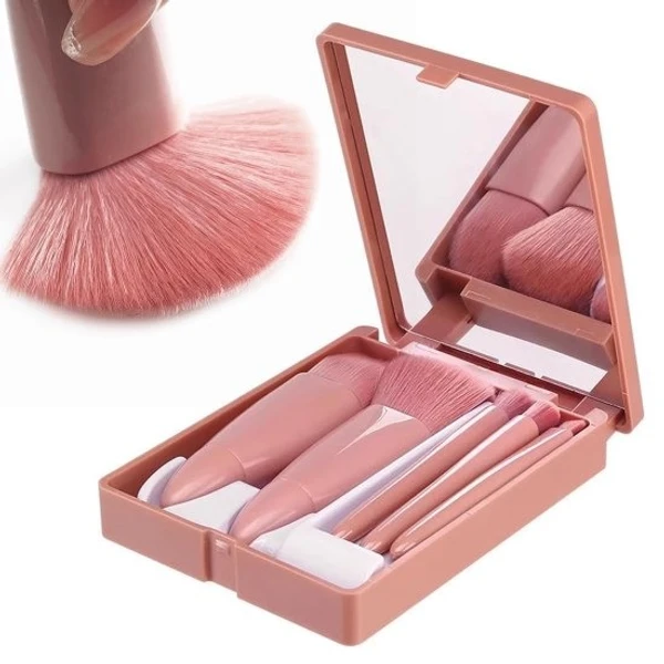 MAKEUP BRUSH SET WITH MIRROR - Mojo