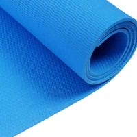 YOGA MAT 6MM Yoga Mat for Men Yoga Mats for Women Exercise mat for home workout Yoga mat for women gym mat Anti Slip Yoga mat Workout mat Gym mats for workout at home (4mm, Blue) (1083)