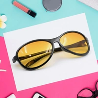 NIGHT DRIVING GLASS, Night Driving Glasses – Anti-Glare HD Vision Glasses for Men & Women | UV Protection Yellow Lens for Safe Nighttime Driving(948)