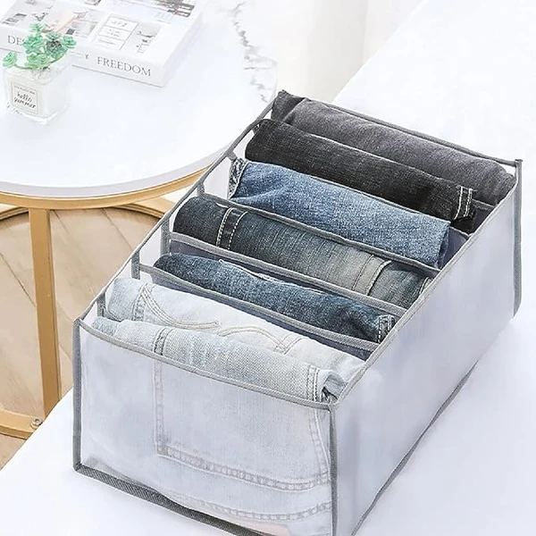 7GRID CLOTH ORGANIZER  - WHITE