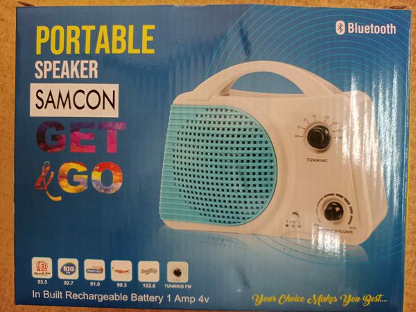 FM WITH BT SPEAKER Rechargeable 
