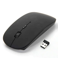 WIRELESS MOUSE Laptop Mouse, Smart Mini Receiver Wireless Mouse 1600DPI Optical Resolution with 2.4G Connector for Laptop for Desktop PC (258)