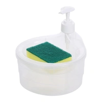 2IN1 SOAP DISPENSOR Dish Soap Dispenser for Kitchen,  One-Handed Dish Soap Pump for Kitchen Sink (1403)