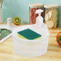 2IN1 SOAP DISPENSOR Dish Soap Dispenser for Kitchen,  One-Handed Dish Soap Pump for Kitchen Sink (1403)