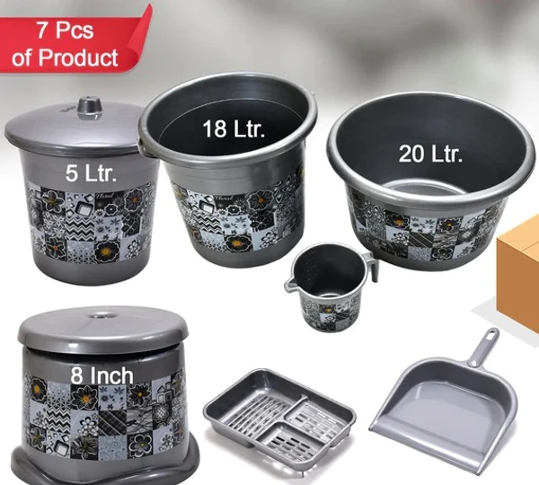 7PCS BATHROOM SET