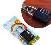  4Digit Metal Lock PADLOCK, Secure 4-Digit Combination Metal Padlock (880)