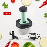 650ML PUSH CHOPPER   Hand-Press Vegetable Chopper Vegetable Chopper   (679)