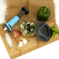 650ML PUSH CHOPPER   Hand-Press Vegetable Chopper Vegetable Chopper   (679)