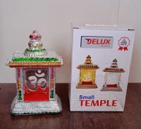 DASHBOARD SMALL TEMPLE Adhesive Small Om Temple, Car Dashboard Temple (1 Pc) (1594)