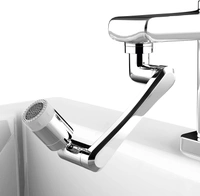 FAUCET HEAD EXTENDER, Faucet Head Extender – Adjustable & 360° Rotating Nozzle (1801)
