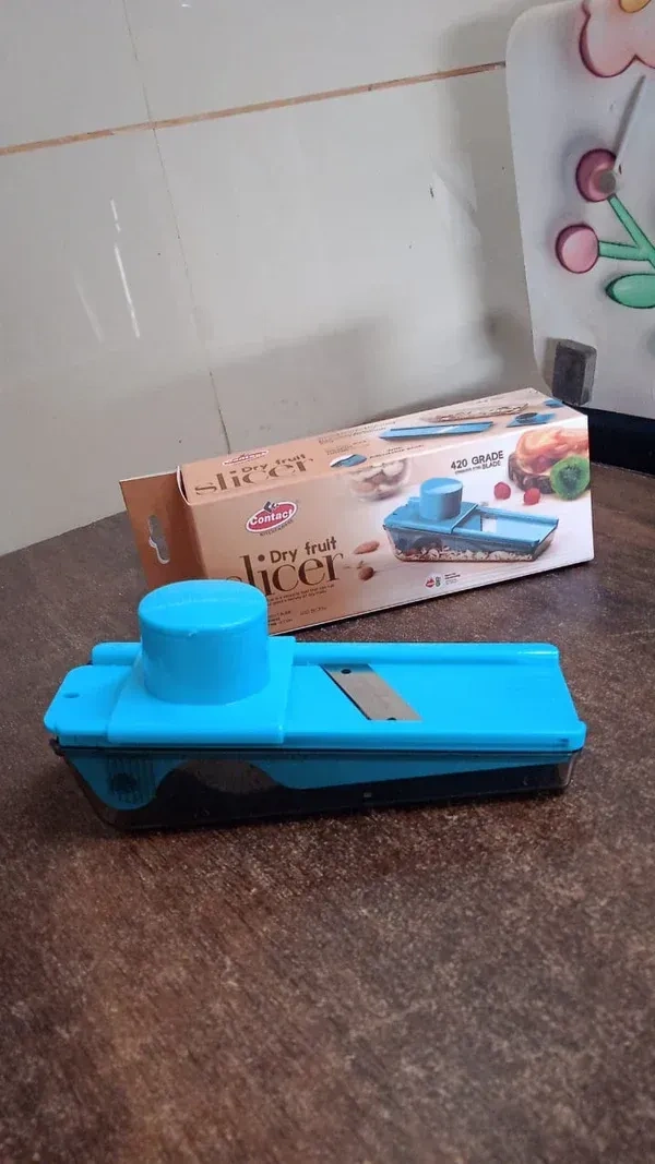 DRY FRUIT SLICER, 2-in-1 Multipurpose Vegetable & Dry Fruit Slicer (1 Pc)(653)