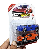 2PCS METAL CAR TOP SPEED, op Speed Die Cast Metal Car for Kids, Pack of 2 (Multicolor)   (1175)     - Pack of 2