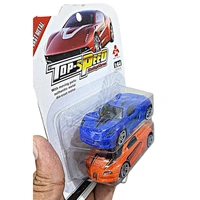 2PCS METAL CAR TOP SPEED, op Speed Die Cast Metal Car for Kids, Pack of 2 (Multicolor)   (1175)     - Pack of 2