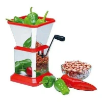 CHILLY CUTTER Stainless Steel Vegetable Cutter Chopper (Chilly Cutter) (1638)