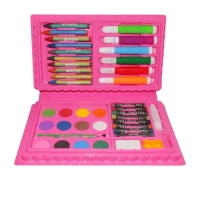 42PCS COLOR BOX Art and Craft Color Kit (Crayons, Water Color, Sketch Pens) - 42 Pcs (1844)