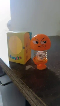 CARTOON SPRING DOLL Cartoon Face, Spring Doll Dance Toy (1 Pc / With Color Box) (1937)