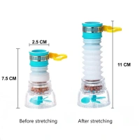 360 PVC FAUCET, 360 Degree Water Saving Faucet Expandable Water Valve Splash Regulator(2112)