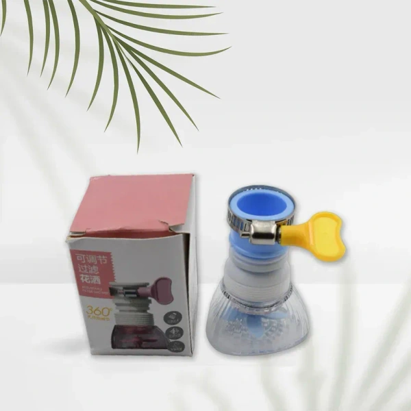 360 PVC FAUCET LONG, 360° Rotating Water-Saving Faucet Nozzle with Filter (1 Pc)(2194)