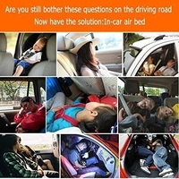 CAR BED SOFA Multifunctional Inflatable Car Bed Mattress with Two Air Pillows (1866)