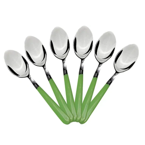 6PCS SPOON Stainless Steel Spoon with Comfortable Grip Dining Spoon Set of 6 Pcs (1598)