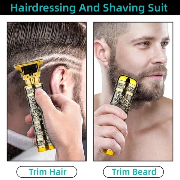 3IN1 HAIR TRIMMER, 3-in-1 Professional Hair Trimmer for Men | USB Rechargeable Hair Clipper & Beard Shaver | Precision Grooming Kit for Haircut, Beard, Mustache & Styling(2730)