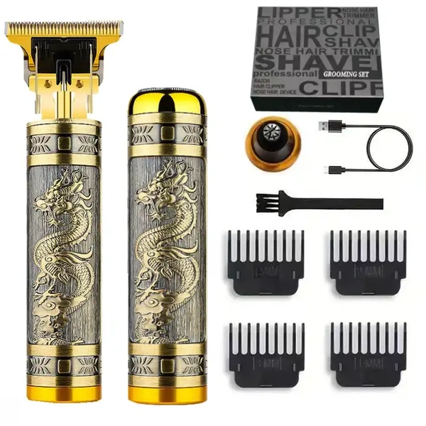 3IN1 HAIR TRIMMER, 3-in-1 Professional Hair Trimmer for Men | USB Rechargeable Hair Clipper & Beard Shaver | Precision Grooming Kit for Haircut, Beard, Mustache & Styling(2730)