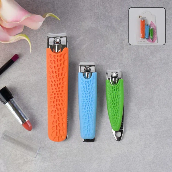3IN1 NAIL CLIPER SET, 3 in 1 Nail Clipper Set, Compact Nail Cutter Big Size and Small Sizesa(2406)
