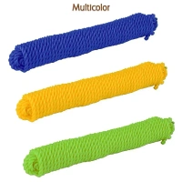 3MTR CLOTH ROPE, 3M Heavy-Duty Laundry Drying Rope – Strong & Durable Clothesline (1 Pc, Mixed Colors)(2466)