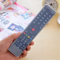 SILICON REMOTE COVER, 3 Pcs Stretchable Silicone Remote Cover Set | Transparent Dustproof & Waterproof Protective Case for TV, AC & Setup Box Remotes(2051)