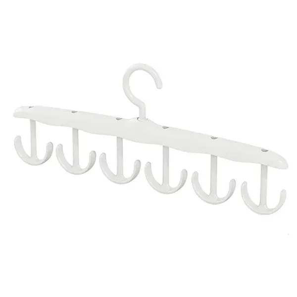SPACE SAVING HANGER, Rotatable 12-Hook Tank Top Hanger | Space-Saving Closet Organizer for Dorms & Apartments(2666)