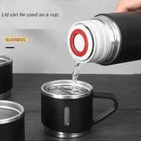 VACCUME FLASK GIFT SET Vacuum Flask Gift Set  Premium Insulated Stainless Steel Flask with Cups, Perfect for Gifts (1418)