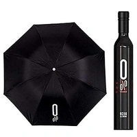 Bottle Shape Mini Compact Foldable Umbrella with Plastic Case  (533)
