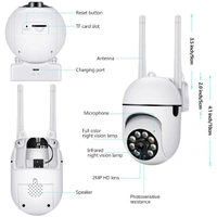 ROBOT WIFI CAMERA  "Smart Surveillance Camera for Home and Office, Wireless 360 Rotation, HD Quality" (1786)