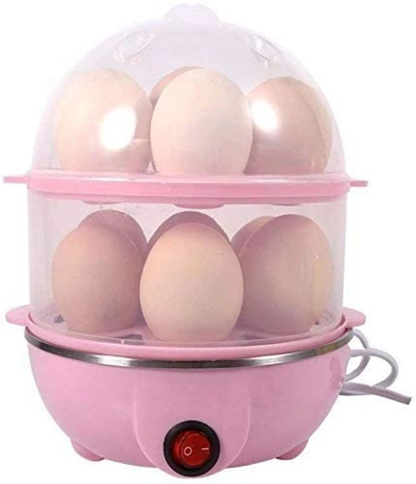 DUAL EGG POACHER Multi-Function Electric 2 Layer Egg Boiler Cooker&Steamer, Egg Boiler Electric Automatic Off, Double Layer Egg Boiler (double layer,...