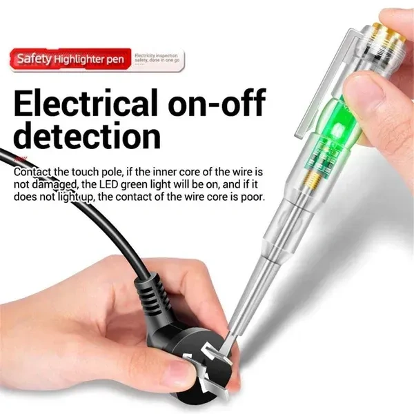 Magic TESTER PEN Test Pencil, 70250V Measure Range Voltage Tester Accurate Neutral Live Wire Identification for Circuit Board (1928)