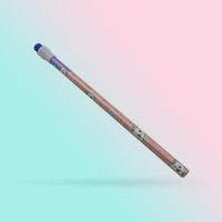 CUTE RABBIT BEAR DRAWING GRAPHITE WRITING PENCIL SET WITH PENCIL SHARPENER & ERASER (1546)