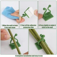 30PCS PLANT CLIP, 30PCS Plant Clips – Strong Support for Stems & Vines  (885)
